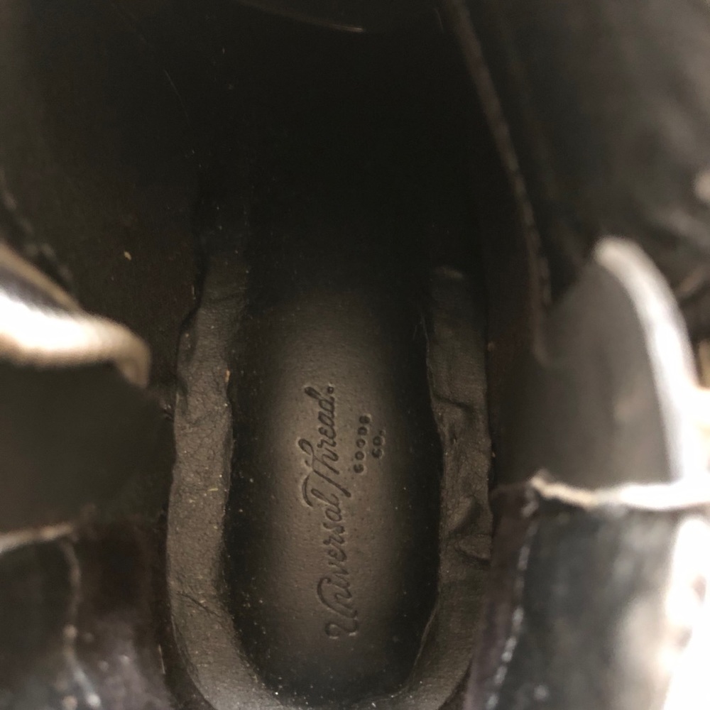 Universal Thread Black Ankle Heeled Booties - image 3